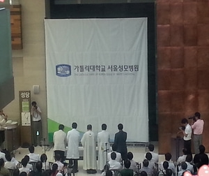 가톨릭대학교-서울성모병원 - 성모마리아 제막식